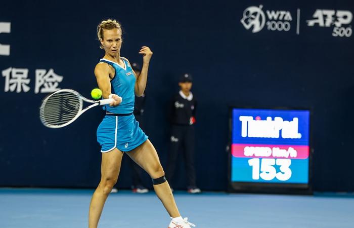 Golubic en la final four del WTA 250 de Jiujiang