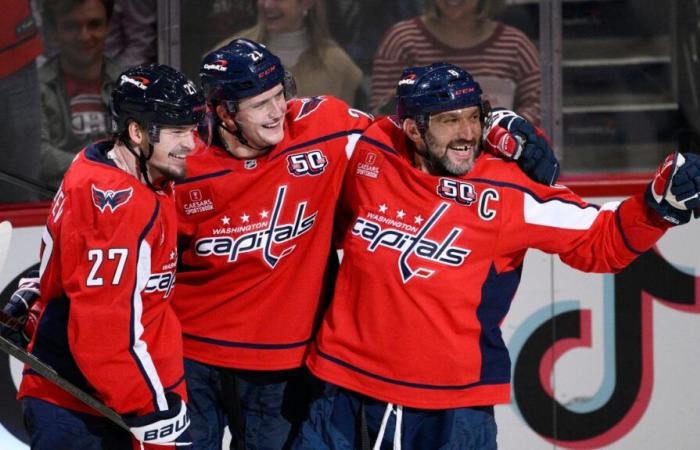 A este paso, Alex Ovechkin batiría el récord de goles de Wayne Gretzky esta temporada