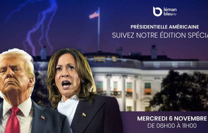 El duelo Trump-Harris en directo por Léman Bleu