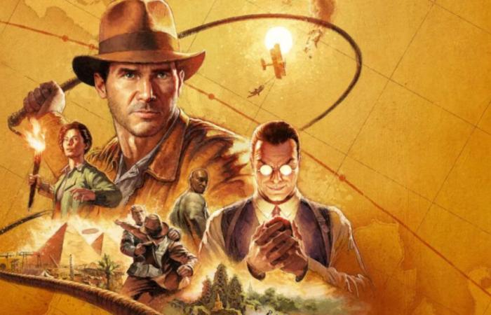 Centrarse en Indiana Jones y el Círculo Antiguo en vídeo