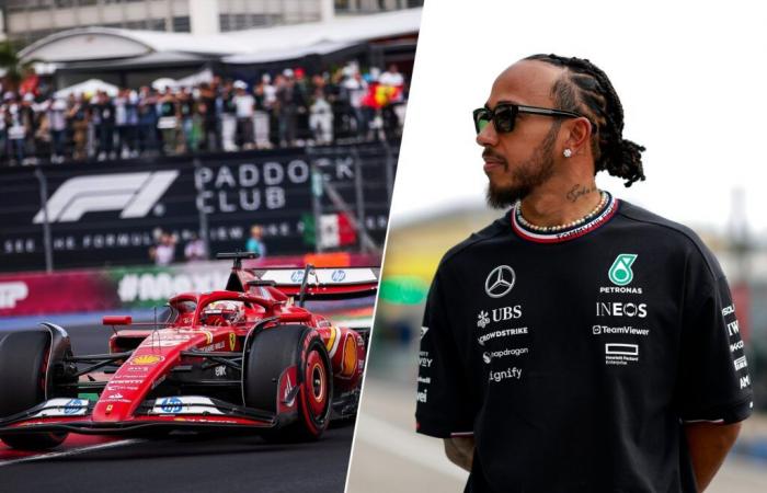 Lewis Hamilton ‘vigilando’ el rendimiento de Ferrari