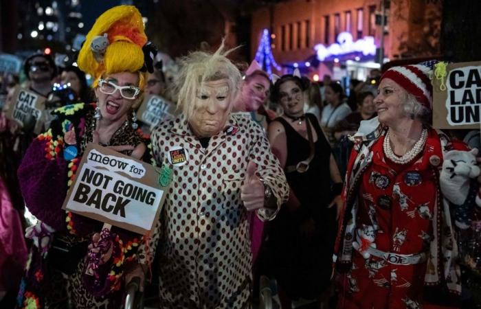 Un desfile de Halloween muy político en Nueva York