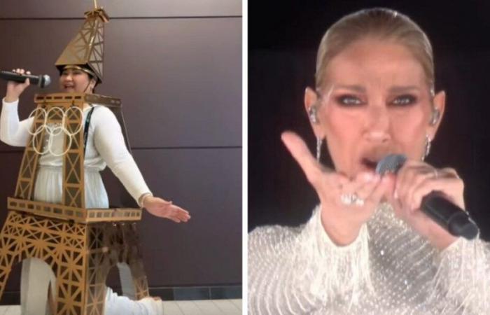 Esta montrealense “gana Halloween” con su disfraz de Celine Dion en París (VIDEO)