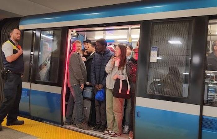 La línea verde del metro de Montreal paralizada parcialmente; el REM ha reanudado su servicio