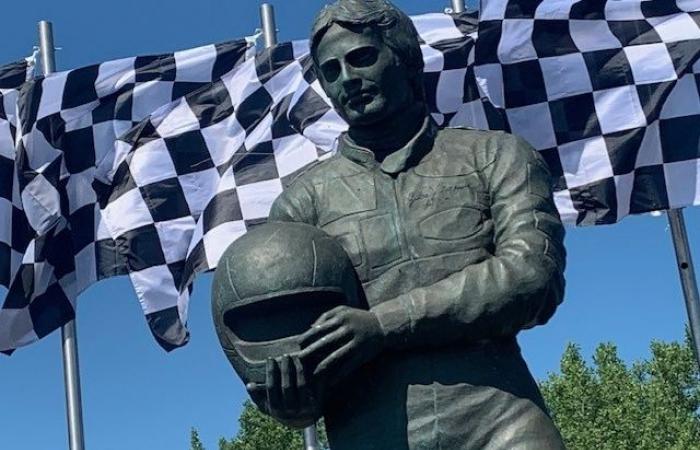 La estatua de Gilles Villeneuve robada del museo dedicado a él