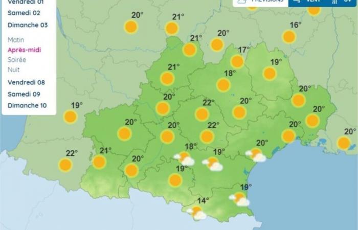 Informe meteorológico. ¿Cómo estará el tiempo para este primer fin de semana largo de noviembre en Toulouse y Occitania?