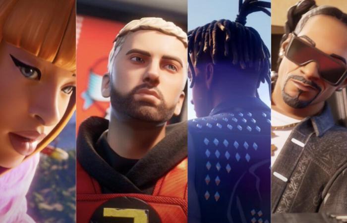 Fortnite: Cómo obtener nuevas máscaras de Juice WRLD, Eminem, Snoop Dogg y Ice Spice