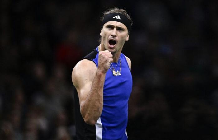 Rolex Masters de París 2024 | Alexander Zverev se clasificó a semifinales tras su éxito ante Stefanos Tsitsipas