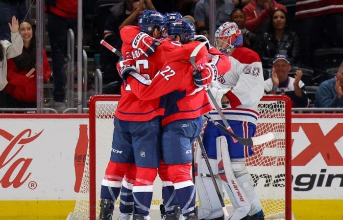 NHL: Tercer período monstruoso para los Caps, el CH se derrumba