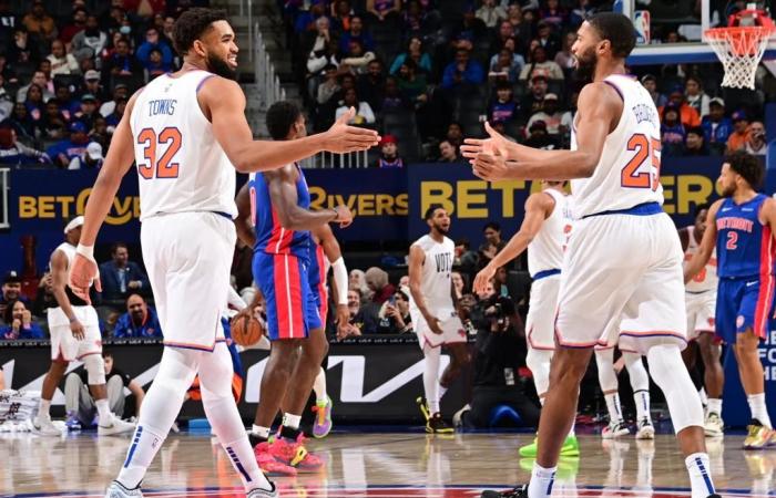 Los Knicks realizan una clínica ofensiva en la aniquilación implacable de los Pistons