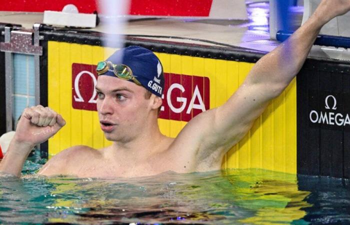 Natación: Léon Marchand bate un récord mundial