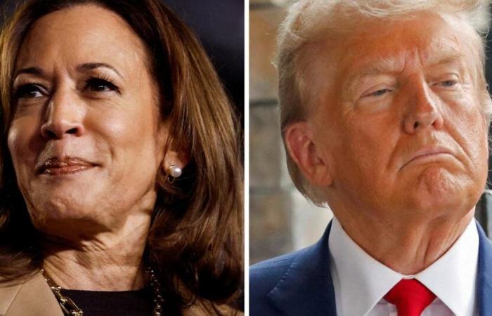 Harris y Trump se enfrentan golpe por golpe sobre los derechos de las mujeres y los inmigrantes