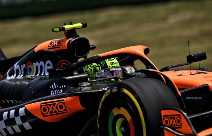 F1 Brasil – EL1: Lando Norris brilla en Sao Paulo, Max Verstappen muy por detrás