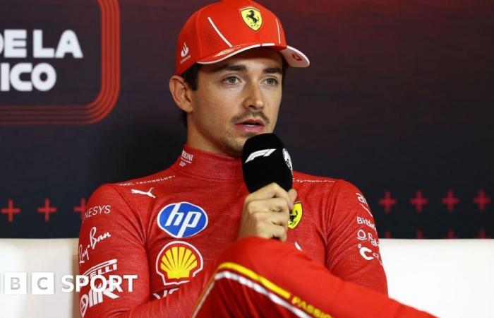 Charles Leclerc: piloto de Ferrari multado por decir malas palabras en rueda de prensa