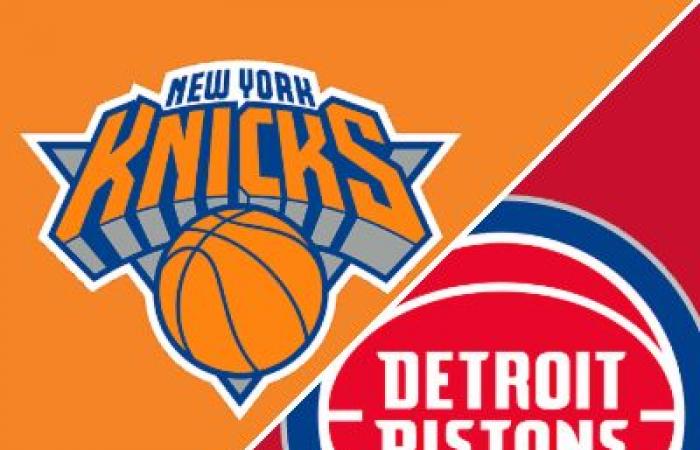 Knicks 128-98 Pistons (1 de noviembre de 2024) Resumen del juego