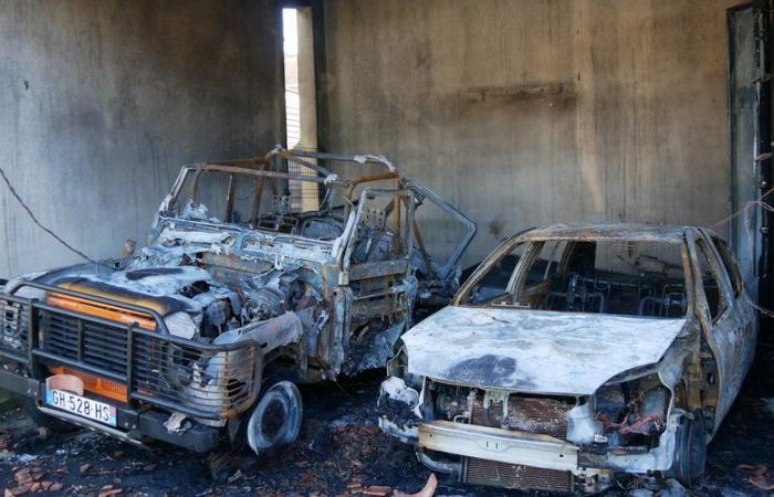 Incendio cerca del colegio Matelles: dos vehículos destruidos por las llamas, el municipio presenta denuncia