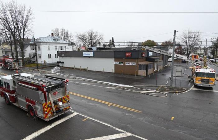 Incendio en una tienda de comestibles en Saint-Alexandre-de-Kamouraska