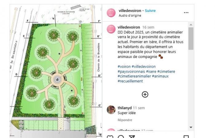 El primer cementerio de animales de Isère está en construcción en Voiron