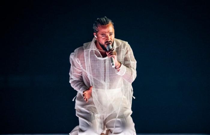 El cantante Slimane está presente en Cannes para la ceremonia.