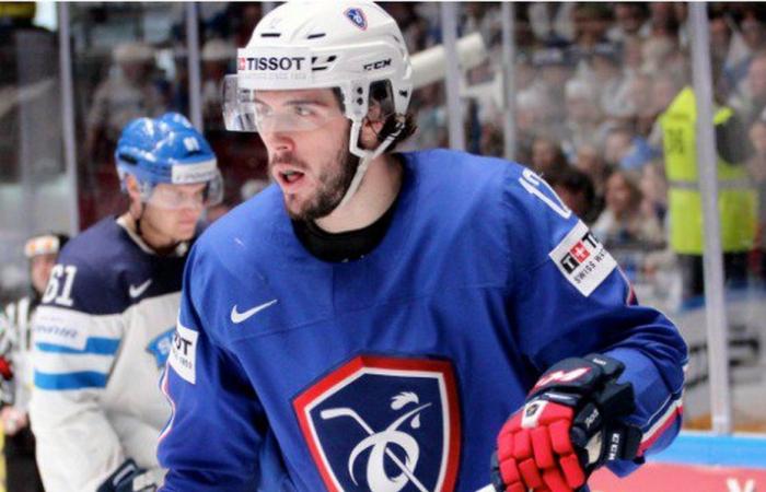 El jugador de hockey de Saint-Pierre Valentin Claireaux traza una línea bajo una carrera que marcó su época