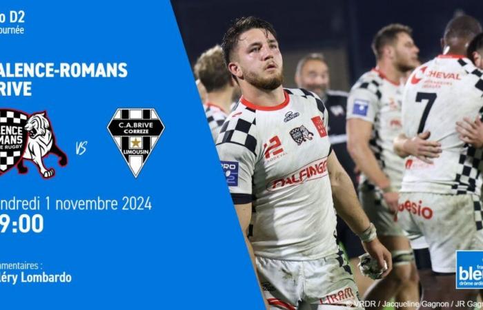 EN VIVO – Pro D2: VRDR recibe a Brive, sigue el noveno día en France Bleu Drôme Ardèche