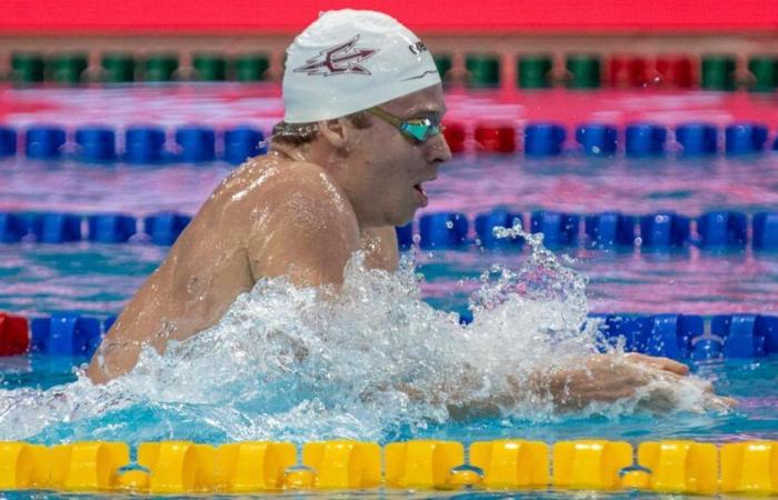 Léon Marchand derrotado en los 200 m estilo libre pero ganador final del Mundial de Singapur