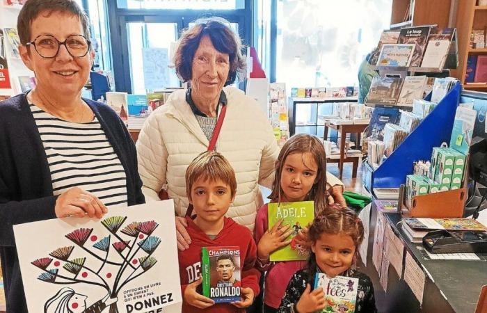 “Es importante poder ofrecer libros nuevos a los niños”: en Landivisiau, el Secours populaire y el Sindicato de Libreros trabajan en favor de los niños