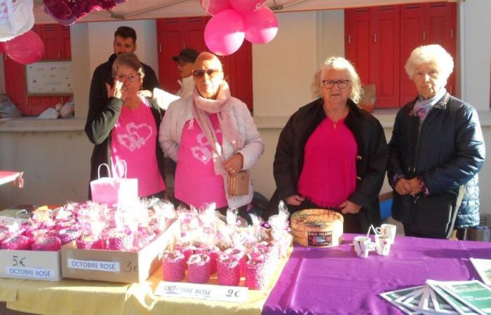 Para el Octubre Rosa, el mercado y la pesca sirven a la salud en Saint-André-les-Alpes