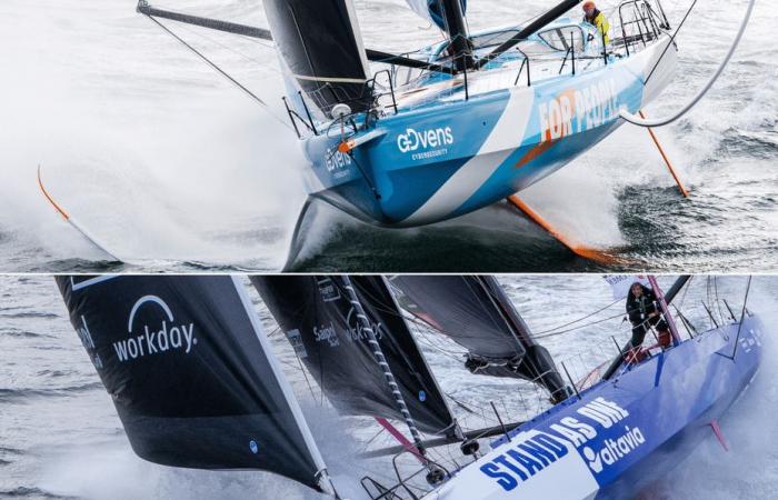 Vendée Globe. Volando o en barco a la deriva, Thomas Ruyant y Eric Bellion combinan su visión de esta aventura alrededor del mundo