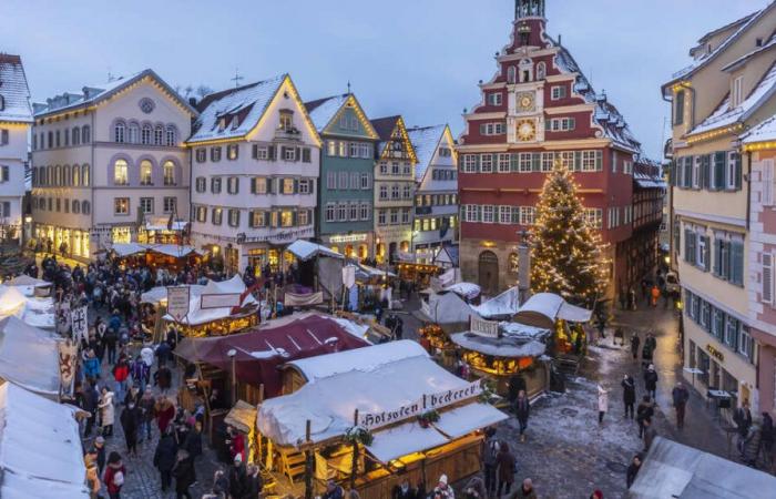 Aldi organiza un mercado navideño económico en Stuttgart