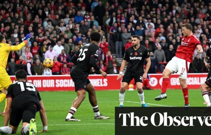 Nottingham Forest en la tierra de los sueños mientras Wood ayuda a hundir al West Ham de 10 hombres | primera división