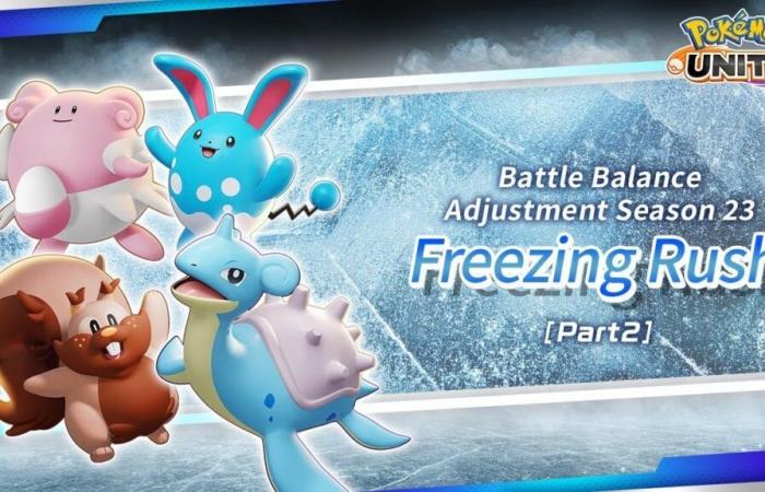 Pokémon Unite: se implementa la actualización “Freezing Rush Pt. 2”