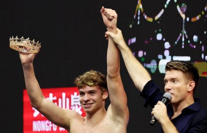 Una gira asiática triunfante y prolífica para Léon Marchand, como un ensayo antes del Mundial