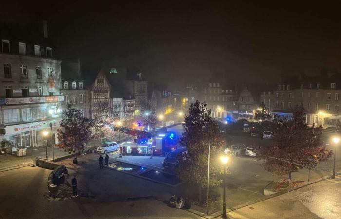 las impresionantes imágenes de la intervención de los bomberos en plena noche