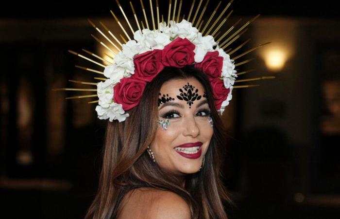 Eva Longoria, belleza fatal para el Día de Los Muertos