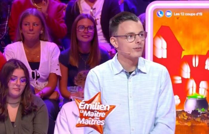 Émilien (Les 12 Coups de midi) hace todo lo posible con humor para el cumpleaños de Jean-Luc Reichmann