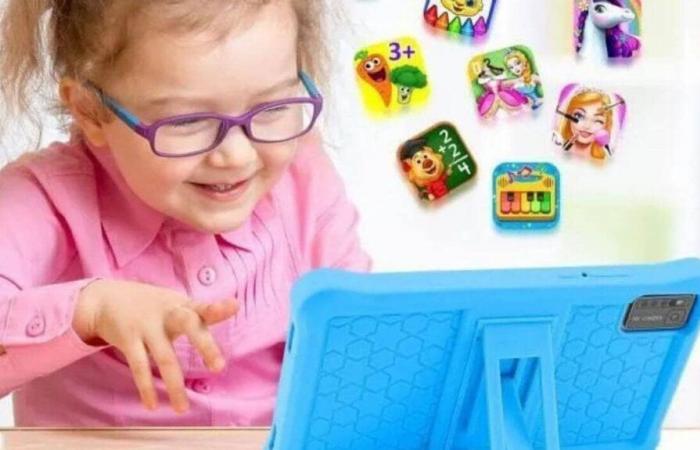 encuentra esta tablet táctil para niños por menos de 40 euros con una valoración de 4,6 sobre 5