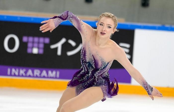 Amber Glenn se embolsa el primer oro en el Gran Premio de Francia