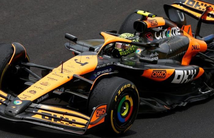 Norris gana el sprint del GP de Brasil, Verstappen tercero