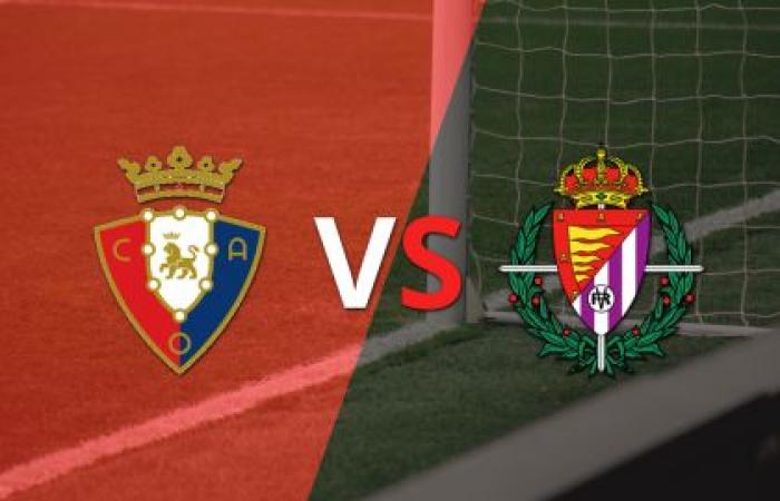 Comienza el partido entre Osasuna y Valladolid en el estadio el Sadar | Liga de España