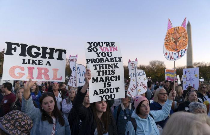 Washington | Miles de mujeres marchan por sus derechos y por Harris