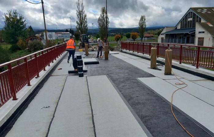 Alto Loira. Pronto finalizarán las obras de rehabilitación del puente de Ressac