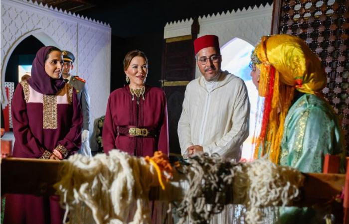 Doha: la princesa Lalla Hasnaa y la jequesa Al Mayassa Bint Hamad Al Thani visitan dos exposiciones dedicadas a Marruecos