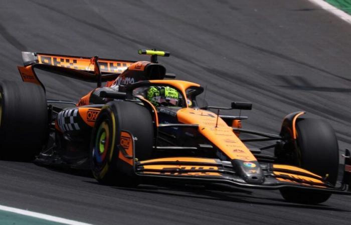 Doblete de McLaren en la carrera al sprint del GP de Brasil, Verstappen sancionado y cuarto