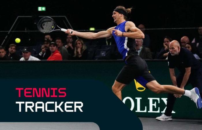 Tennis Tracker: Zverev se enfrenta a Rune en París, las finales de la WTA comenzarán más tarde