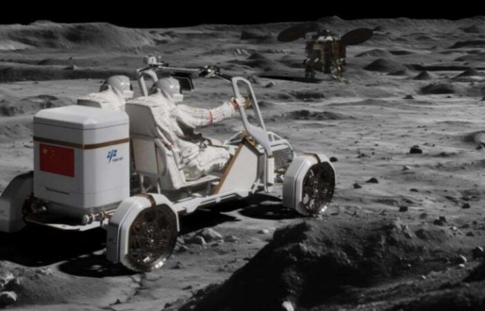 China pretende llegar antes que los estadounidenses a la Luna y presenta potentes rovers para sus astronautas