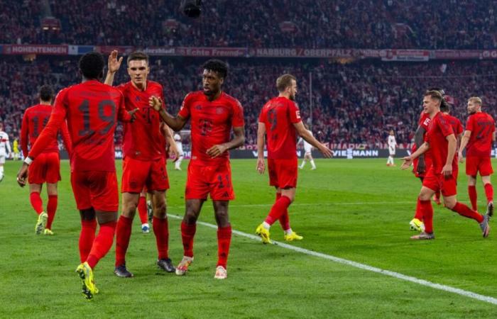 Harry Kane y Kingsley Coman se divierten ante el Union Berlin – Bundesliga – J9 – Bayern-Union Berlin (3-0)