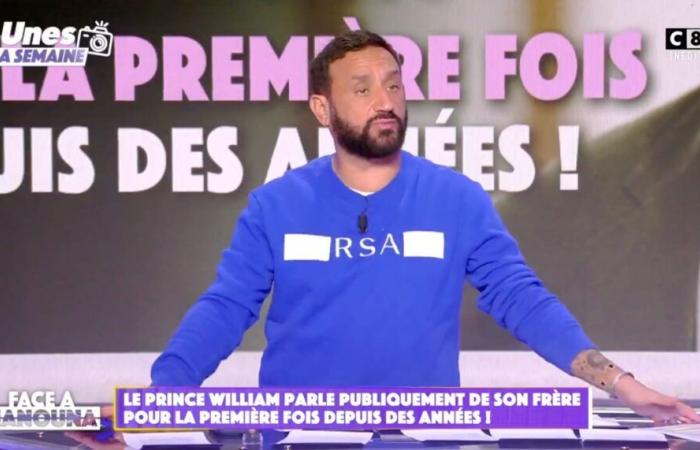 Frente a Hanouna: Cyril Hanouna se presenta con un suéter “RSA”