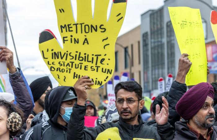 Políticas de inmigración | Marcha en apoyo a los inmigrantes indocumentados en Montreal