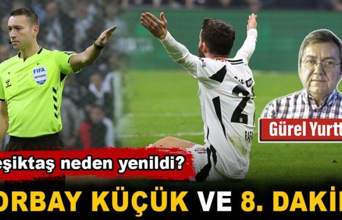 ¿Por qué fue derrotado el Beşiktaş? Zorbay Küçük y el minuto 8